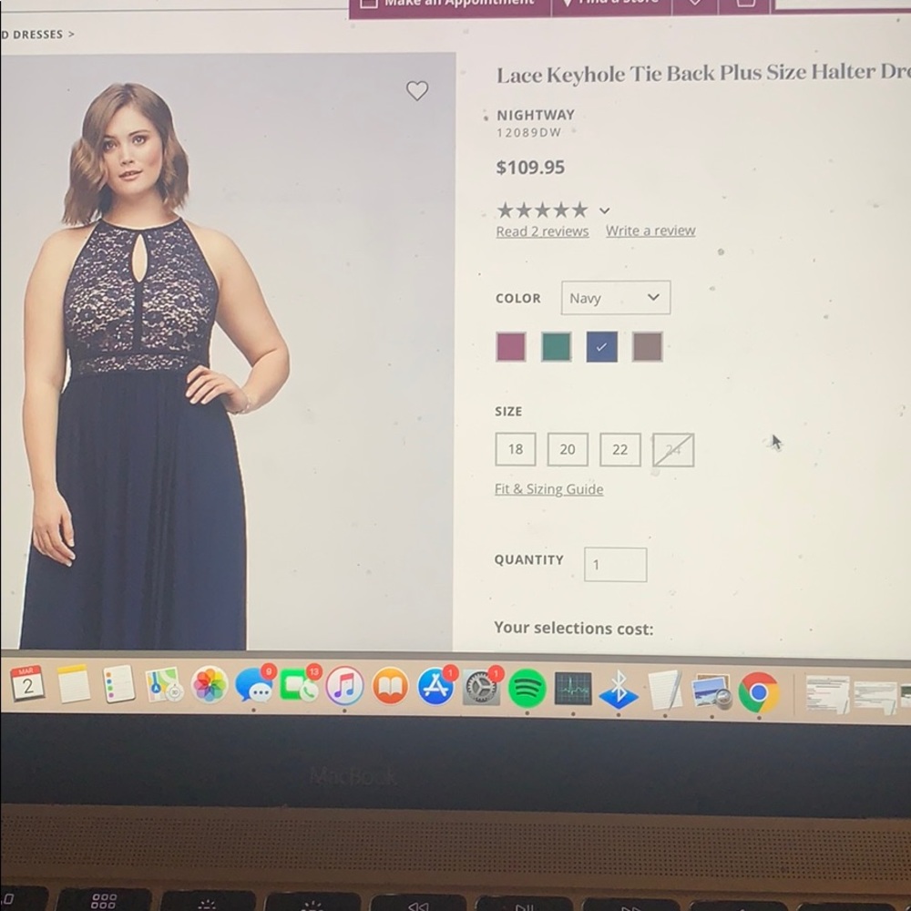 Selling a prom dress! Never worn!